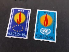 Cyprus 1968 SG 316-17 Human Rights Set 2v MNH