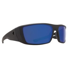 Spy Optic Dirk Matte Black Sunglasses Happy Bronze Polar Blue Spectra Lens