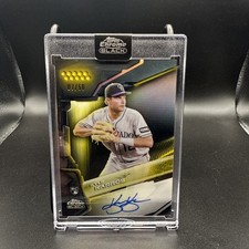 Kyle Karros Gold Mini-Diamond #CBA-KK 2026 Topps Chrome Black Rookie Auto RC /50