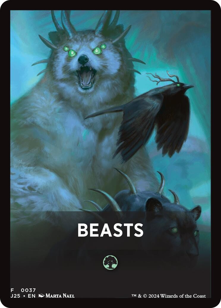 Beasts Theme Card Normal [J25 - 37] LP MagicFoundations Jumpstart