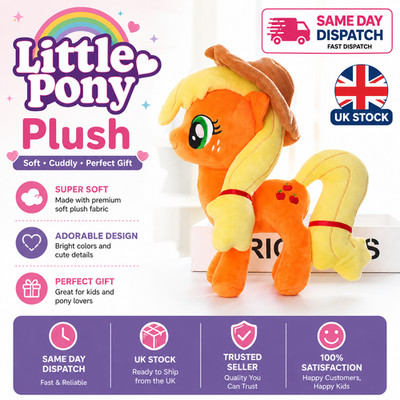 My Little Pony Plüsch | Twilight Sparkle Rainbow Dash Applejack Kinder Geschenk