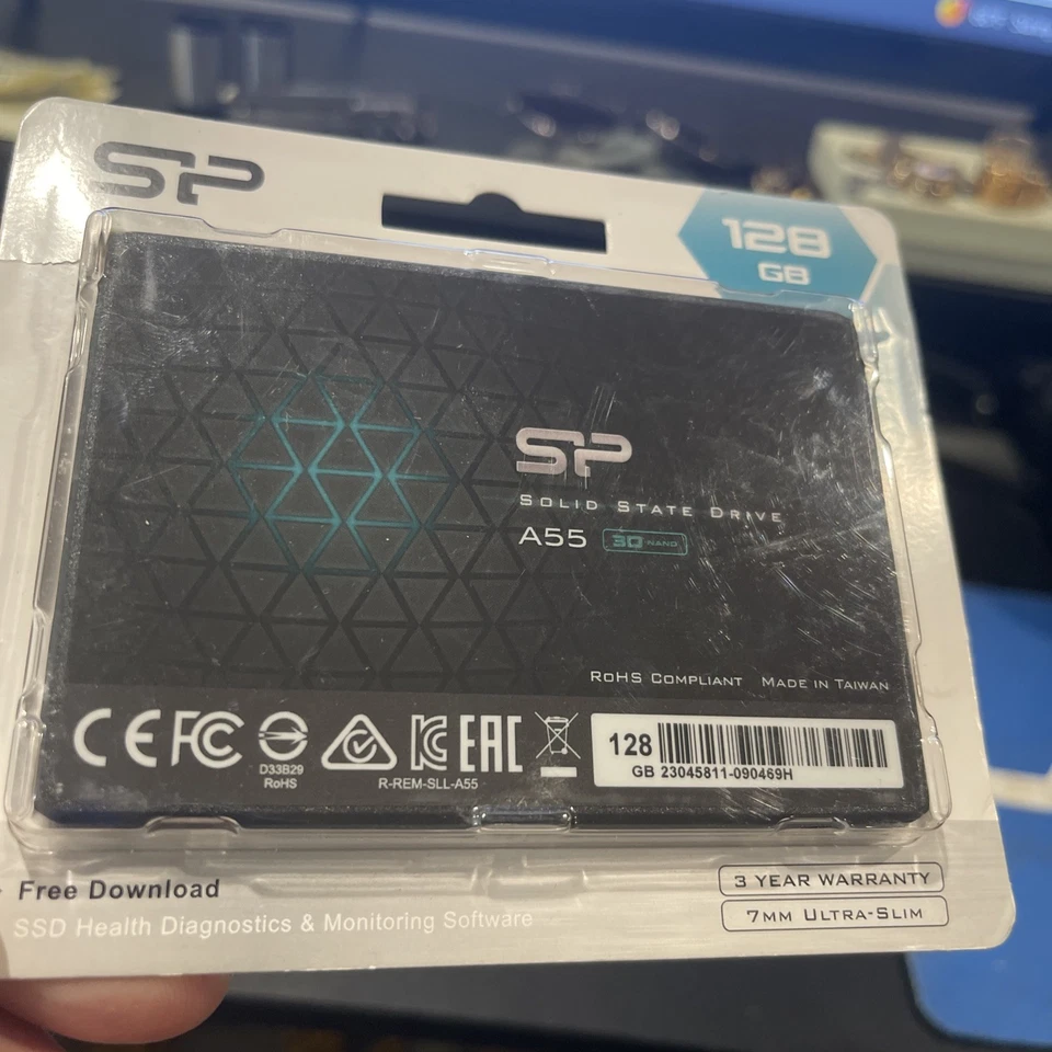 Silicon Power A55 SSD 128GB SATA III Internal Solid State Drive NEW - Image 3 of 4