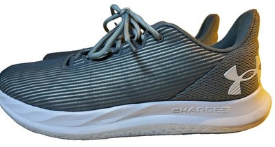 Under Armour Men's Charged Speed Swift Sneaker Shoes Size 9.5 Gray/White