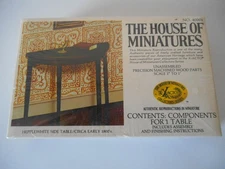 HOUSE OF MINIATURES HEPPLEWHITE SIDE TABLE  KIT 1:12 SCALE for dollhouse