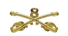 United States Army 8th Cavalry Crossed Sabers 2  -inch Lapel Pin P16146