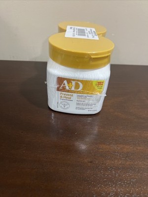 A+D Prevent Original Diaper Rash Ointment  | 1 Lb Skin Protectant | Twin Pack