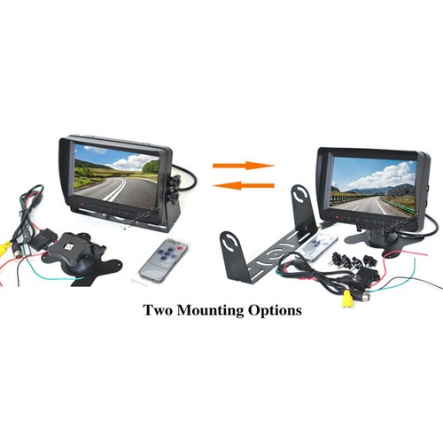 Reverse Rear View Camera +7'' Monitor for Fiat Doblo/Opel Combo/Vauxhall Combo - Picture 7 of 9