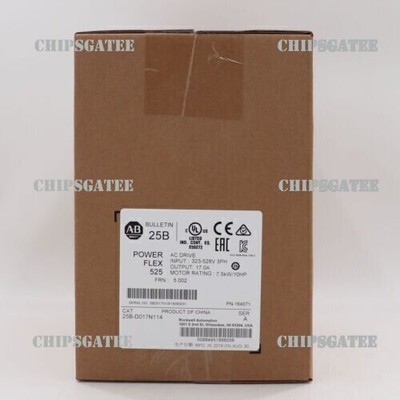 NEW AB Allen-Bradley 25B-D017N114 SER A PowerFlex 525 7.5kW/10HP Factory Sealed