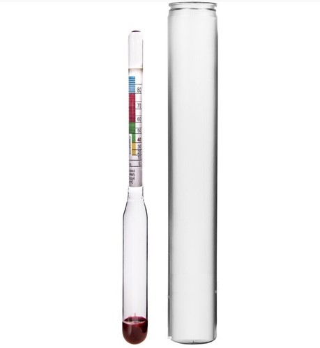 Alcoholmeter 85% - Hydrometer, Alcohol Meter, Spirit Meter, Home Brew
