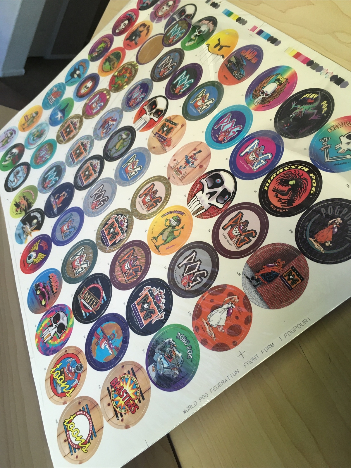 当時物／レア トイストーリー 1995 POG／ポグ ヴィンテージ めんこ-