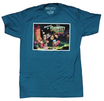 Gravity Falls New Adult T-Shirt - Group Postcard Image