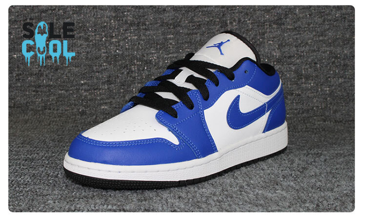 Nike GS Air Jordan 1 Low 24.5㎝ Nike Air Jordan 1 AJ1 Retro Low GS Game Royal White Blue Black