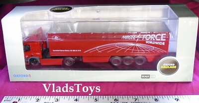 Parcelforce Trailer Oxford Freight Diecast 1/76 DAF 85 with 40-foot Box Trailer Parcelforce ...