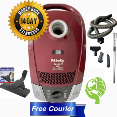   Professionell überholter 2000Watt Miele Cat&Dog Rot 6000 Staubsauger