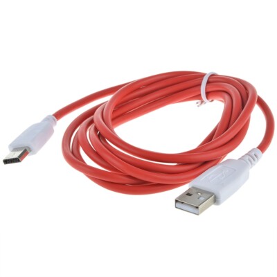 6.5ft USB Date Cord Charger for Nabi DreamTab HD8 Kids Tablet Fuhu DMTAB-NV08B