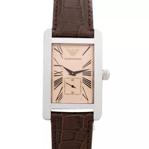 EMPORIO ARMANI AR0154 Men s Rectangular Beige Dial Cameroon Ubuy