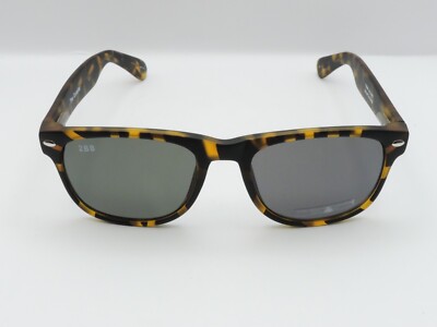 TWO BLIND BROTHERS THE CAVALIER SQUARE MATTE TORTOISE BROWN SUNGLASSES 51-19 NEW