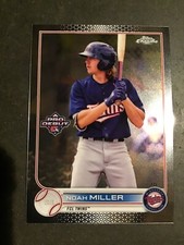 2022 Topps Pro Debut Noah Miller Chrome Base Card Minnesota Twins