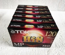 6 TDK Hi8 MP 120min Camcorder Video Tapes P6-120H8MP NEW