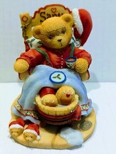 Cherished Teddies Santa "A little Holiday R R" 352713 1998 New In Box