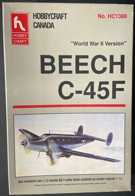 HobbyCraft Beech C-45F 1388 1/72 MISSING PARTS Model Kit  Sullys Hobbies  