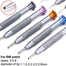 Screwdriver for Richard Mille RM Watch Removal 4 5 8 Claws 1mm 1.5 2.3 2.5 2.8mm