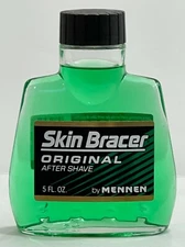 Mennen skin bracer original after shave glass bottle 5 fl oz splash new