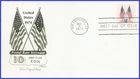 USA4 #1519 U/A ARTMASTER FDC   50 & 13 Star Flags