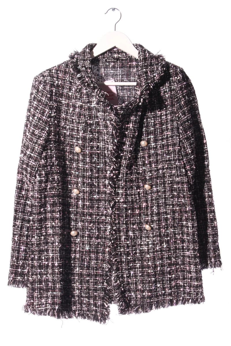 SHEIN Manteau mi saison Dames T 40 blanc noir violet style