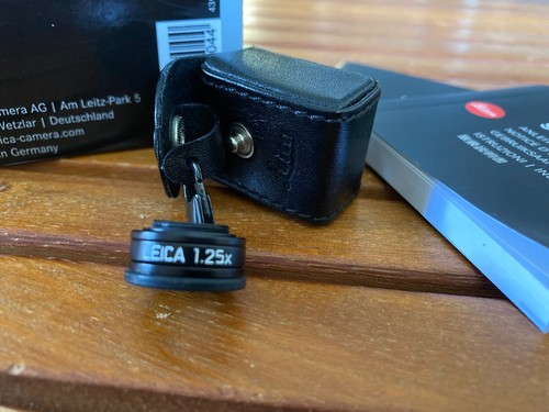 Leica Viewfinder Magnifier M 1.25x - 12004 - Splendide condizioni! - Photo 2/3