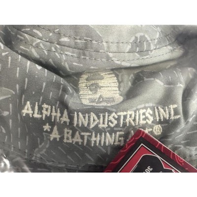 A Bathing Ape ВАРЕ ALPHA INDUSTRIES Military Hat OLIVEDRAB APE 