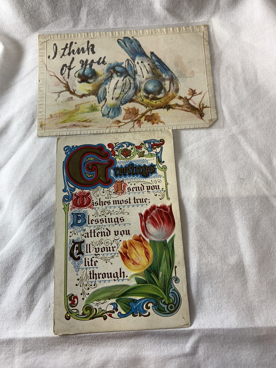 6 Vintage Miscellaneous Greetings Postcards | eBay
