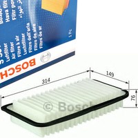 Bosch F026400143 Luftfilter FüR Toyota Yaris 1.4D 08.05-12.12