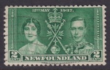 Canada Newfoundland 1937 2c King George VI Coronation  SG254 Used