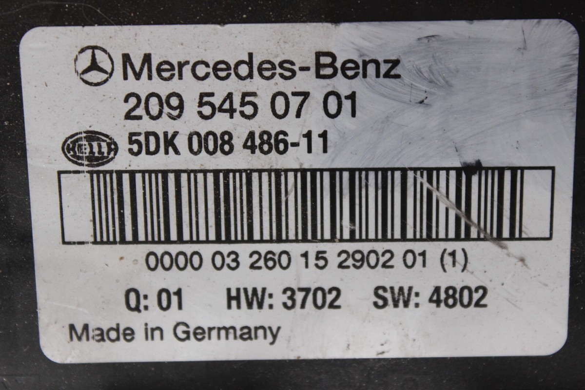 ECU Control Module Fuse # 2095450701 / 5DK008486-11 # Mercedes 