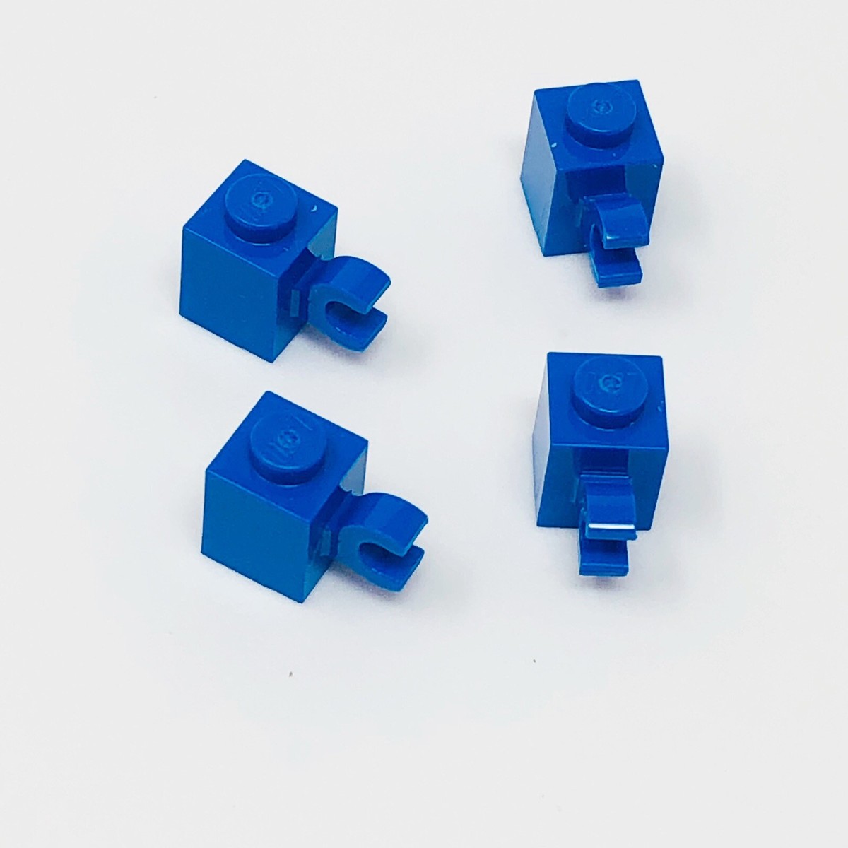 Blue Blue 10本セット　新品　その1 60476 LEGO Parts Brick Mod 1x1 w/ Clip Horizontal BLUE (4) | eBay
