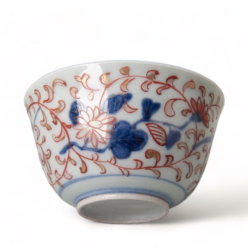 4 Japanese Imari tea bowls, 18th century. - Picture 7 of 18