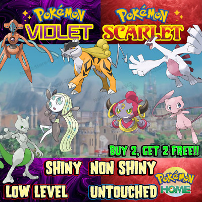 LEGENDARY  SHINY OR NON SHINY  LOW LEVEL  FOR POKEMON VIOLET AND SCARLET 
