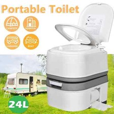 Campingtoilette WC Reisetoilette Chemietoilette tragbar Camping Reise Mobile 24L