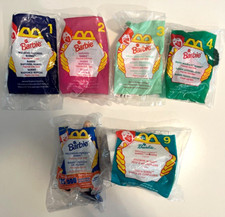 VINTAGE 1996 McDONALDS HAPPY MEAL BARBIES-LOT of 6 SEALED - SEE LISTING