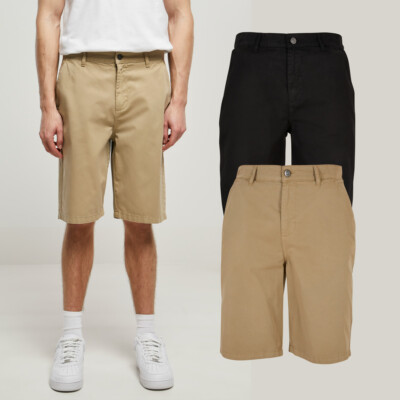 Urban Classics Big Bermuda Hose Shorts Sommer Loose Fit Baumwoll-Twill Basic Men