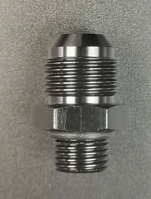 Nero Alluminio ORB O-ring Boss AN6 6AN A AN8 8AN Maschio Flare - Foto 9
