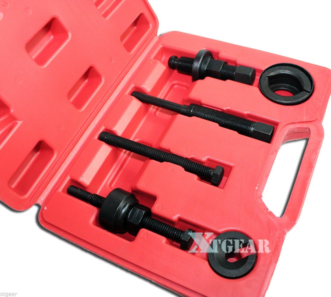 Power Steering Pump Puller Pulley Install Remove Kit 4 Chrysler GM Ford