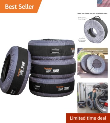 Seasonal Tire Totes, Spare Tire Cover, Portable Wheel Bags, Winter Tire Cover...