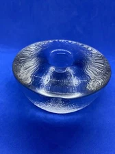 Similar To Fire & Light Recycled Glass Taper Candle Stick Holder Unsigned Clear