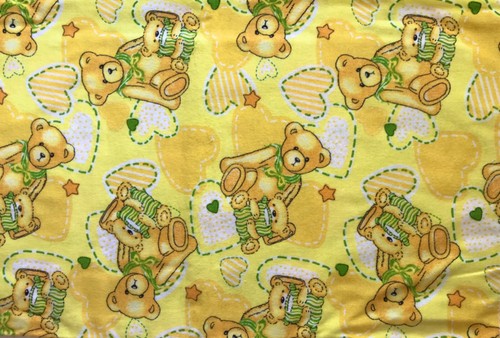 100% Cotton Flannel Fabric 42.5” X 31” Variety Printed Pattern Choice to Choose - Picture 11 of 13