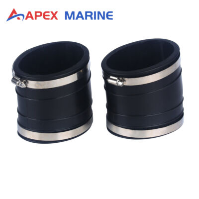 2 Pcs Upper Exhaust Bellow for Volvo Penta 4.3 5.0 5.7 L 3852696 Sierra 18-2779