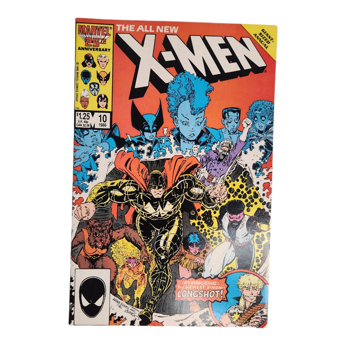 All New X Men Giant-Sized Annual #10 Marvel Comics Longshot 1st