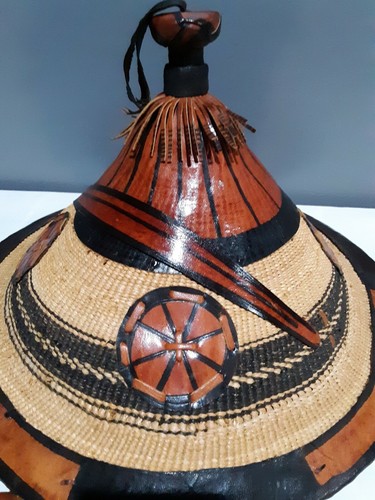 AFRICAN CONICAL FULANI HAND WOVEN HAT 