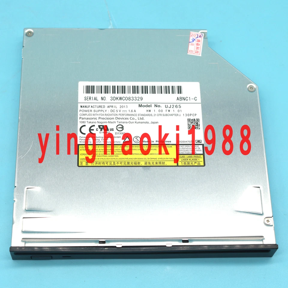 UJ265 Panasonic Slot in Blu-ray Burner DVD Drive Player 12.7mm SATA NEW - Image 2 of 4